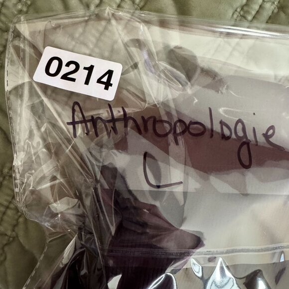 Saturday Sunday By Anthropologie Black‎ Ribbed Top Womens L 3/4 Sleeves Relaxed - Picture 7 of 7